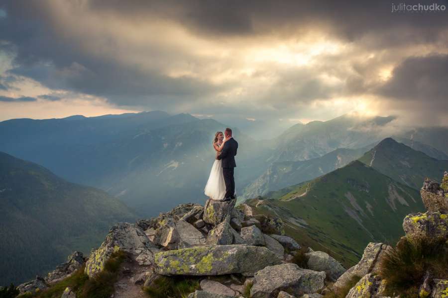 Plener ślubny, zakopane, tatry, kasprowy wierch