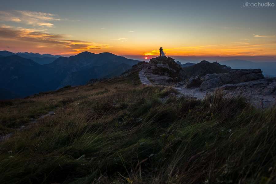 Plener ślubny, zakopane, tatry, sesja w górach, 