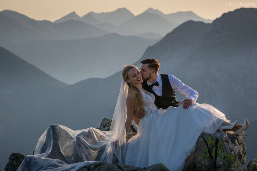 Plener ślubny, zakopane, tatry, sesja w górach, kasprowy 