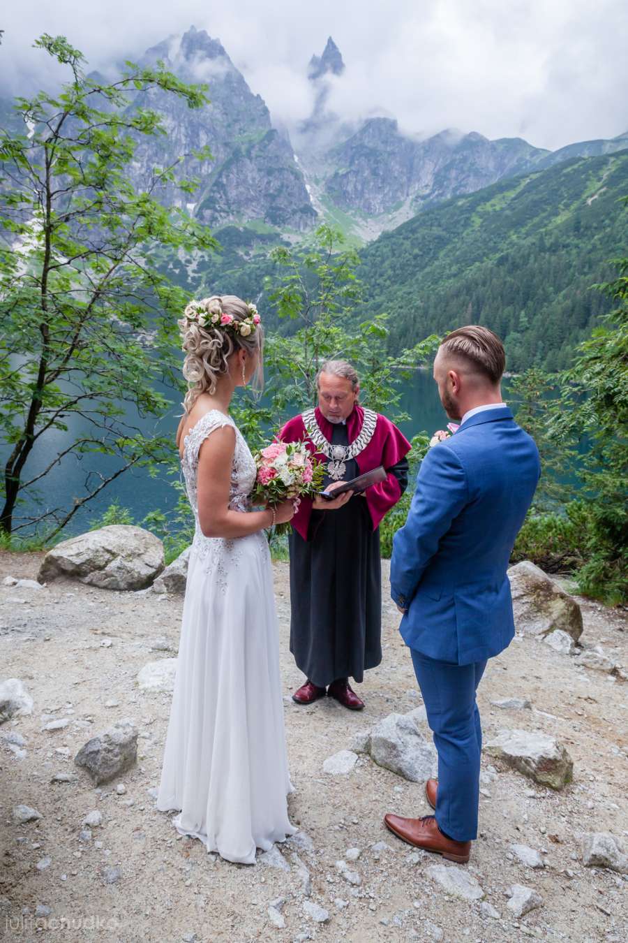 Reportaż ślubny, zakopane, ślub, morskie oko