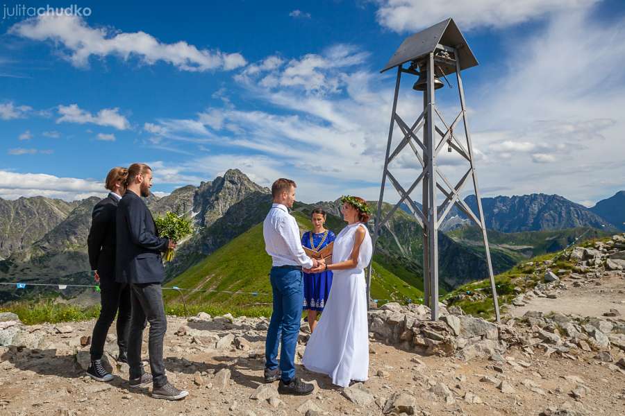 Reportaż ślubny, kasprowy wierch, zakopane, ślub